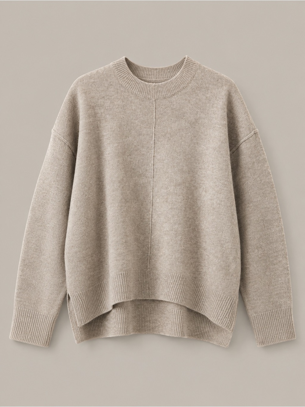 Vince Camuto Women's Crewneck Sweater in Taupe
